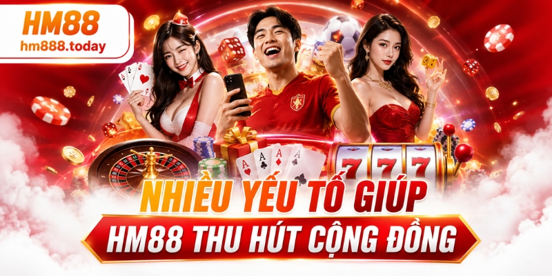 Nhiều yếu tố giúp HM88 thu hút cộng đồng